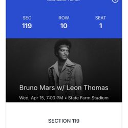 Bruno Mars  The Romantic Tour Wednesday April 15