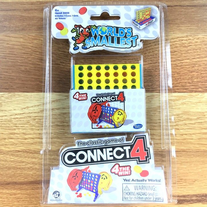 Connect 4 Mini Board Game Worlds Smallest Connect Four Tiny Micro