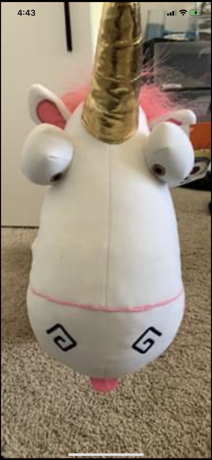 New despicable me unicorn plushie