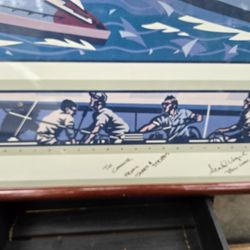 America's Cup Autographed By 3 Winning In Australia 1987