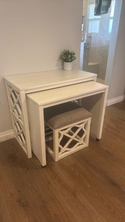 Desk With Slide Out writing area