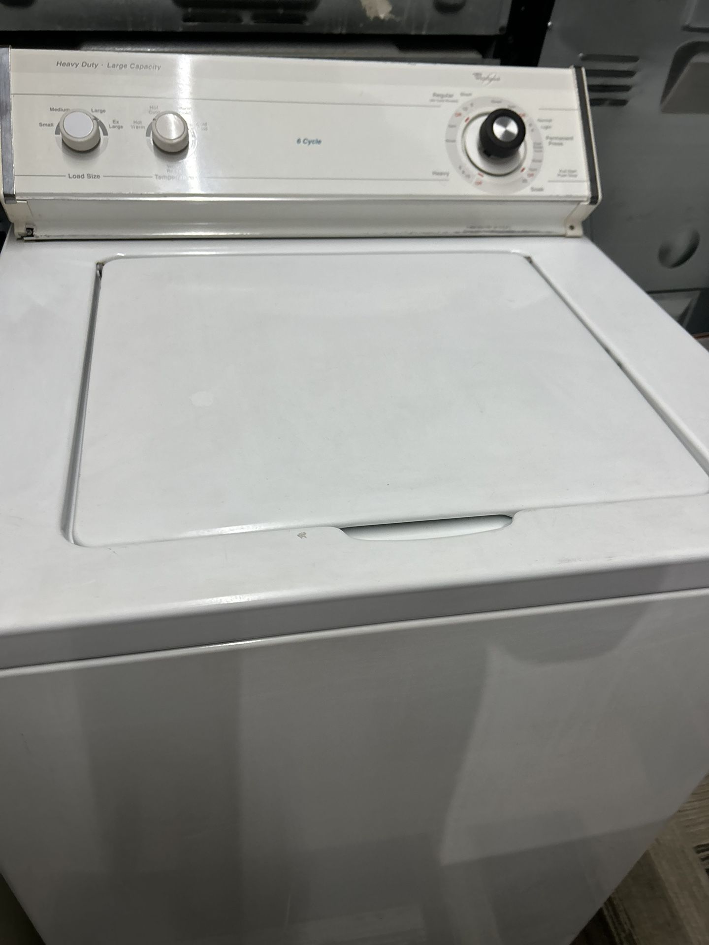 Whirlpool Washer With Warranty