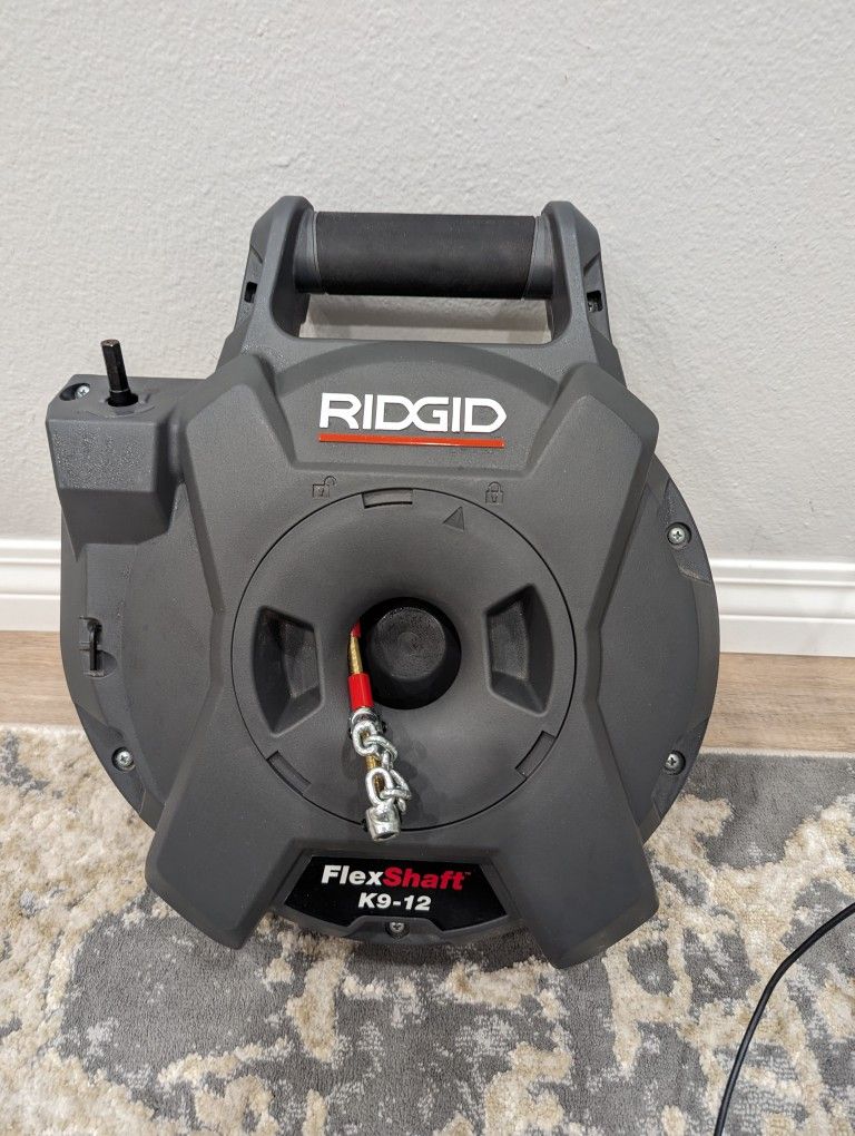 Ridgid FlexShaft K9-12 Wall-to-Wall Drain Cleaning Machine 74978 - Gray