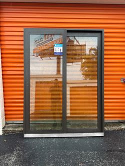 Hurricane Rated 60 in x 80 in Aluminum Sliding Patio Door