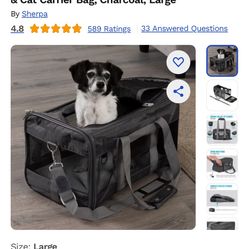 Pet Carrier  Bag. Used 1 time only
