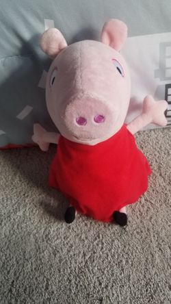 Peppa Pigs Plush Toy And Book.