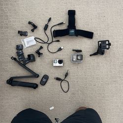 GoPro Hero 4 Silver Edition with Extras