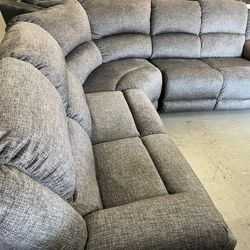 🍄  Goalie 5-Piece Recliner Sofa | Reclining Sectional | Leather Recliner| Loveseat | Couch | Sofa | Sleeper| Living Room Furniture| Garden Furniture 
