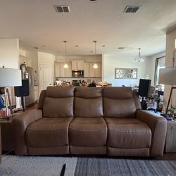 Power Recliner And Love Seat