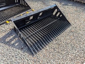 66" Skid Steer or Tractor Rock Bucket
