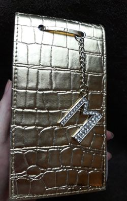 🌿🦋"M" Gold Croc Notebook 🦋🌿
