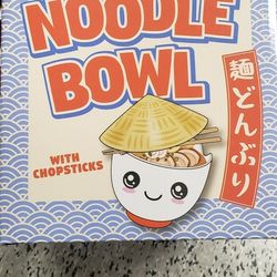 NOODLE BOWL w/CHOPSTICKS