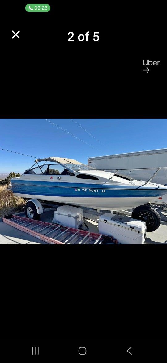 1988 bayliner with 125hp
outboard engine