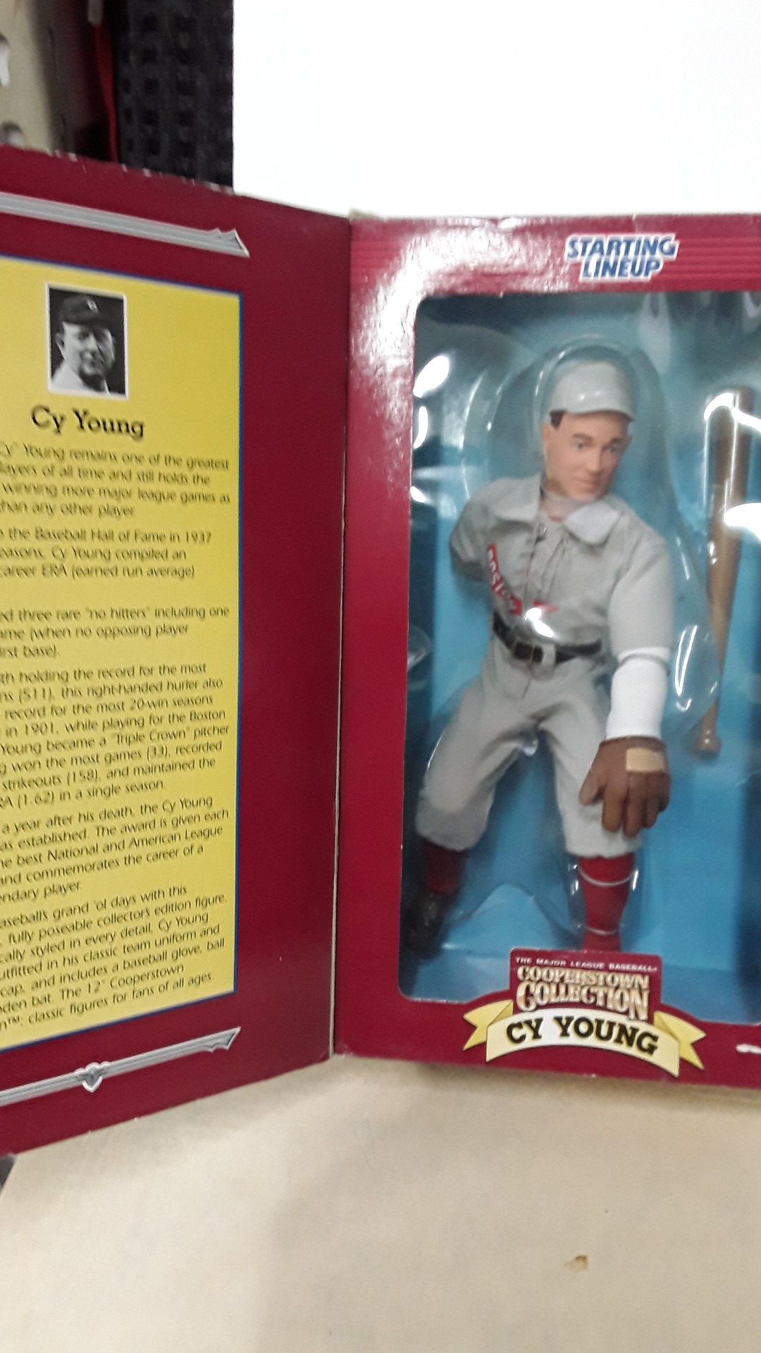 1996 CY YOUNG starting lineup cooperstown collection figurine