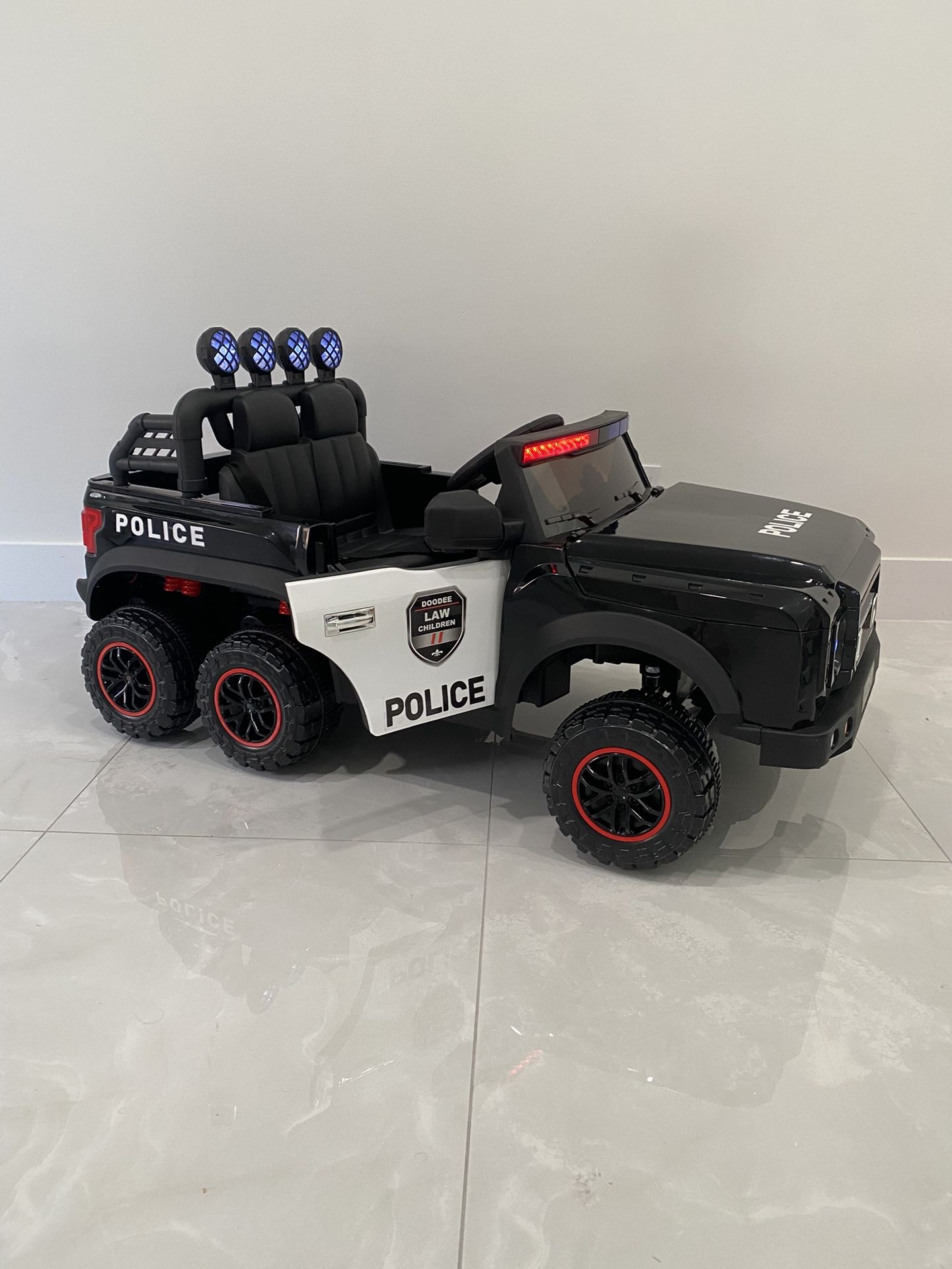 New Kids Ride on Electric Police Car, power wheels, 24V, 4WD Ride
