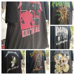 Tour Shirts Circa 2012