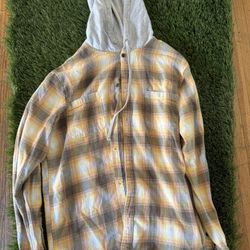 Pacsun Flannel Hoodie