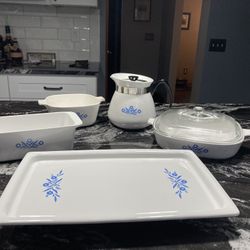 Vintage Corning Ware Blue Cornflower