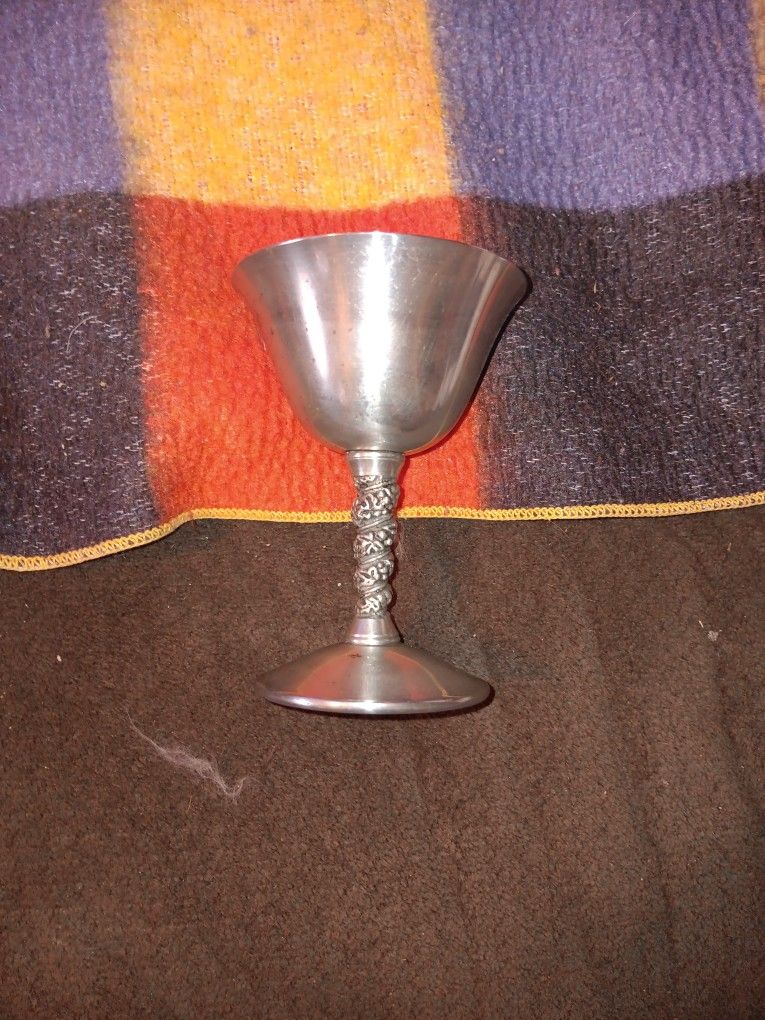 Antique Silver Plated Goblet