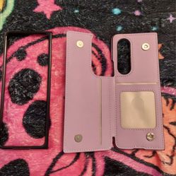 Samsung z fold 3 phone case with wallet