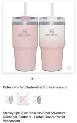 Stanley 2 Pack 20 oz Stainless Steel Tumbler Parfait Ombr Parfait  Pearlescent for Sale in Irvine, CA - OfferUp
