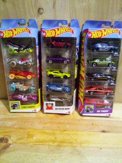 Hot Wheels 5 Pack Set $8 Each Set of 5