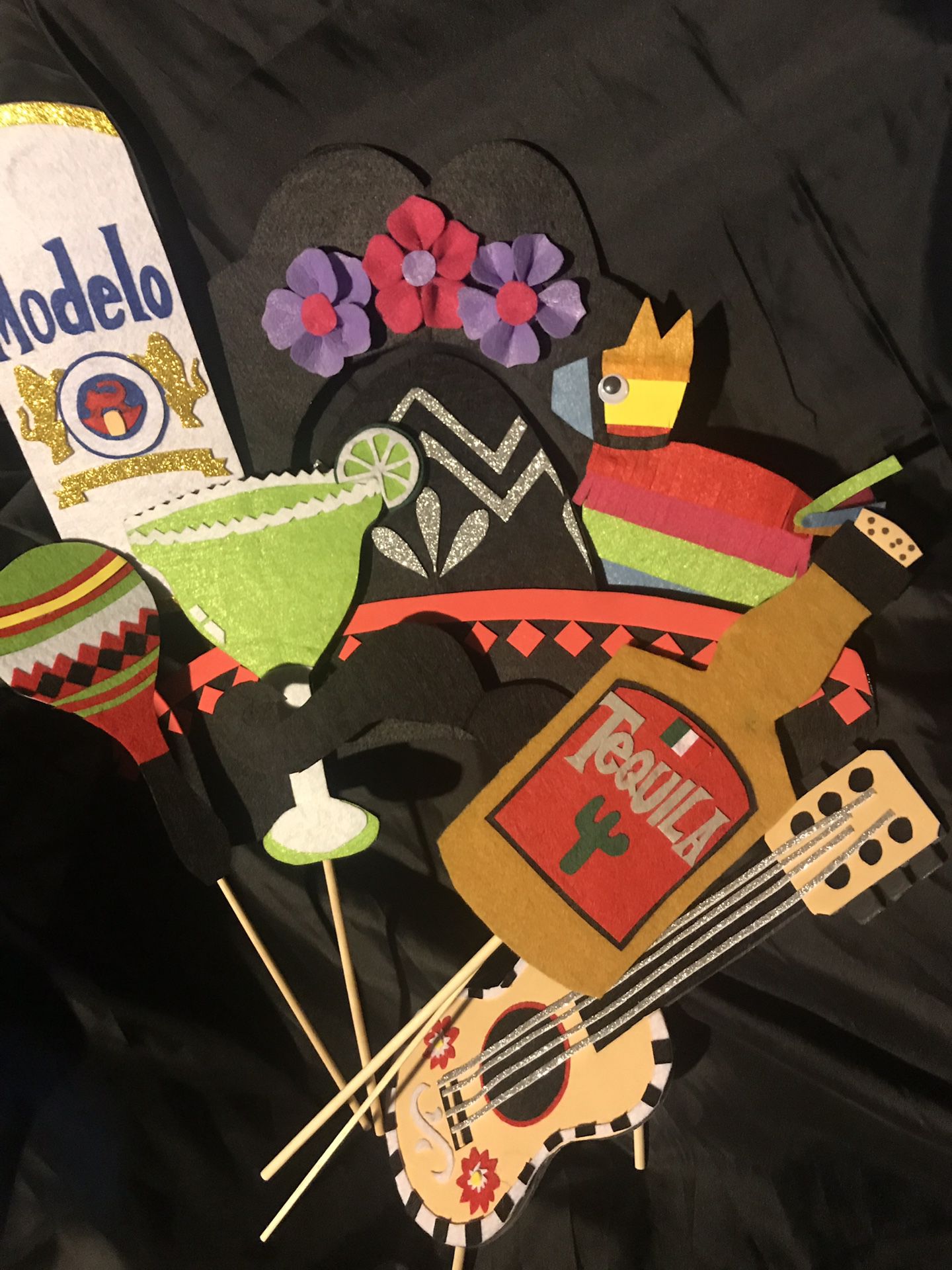 Fiesta photo props for sale. Set is going for $40