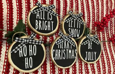 Wood ornaments
