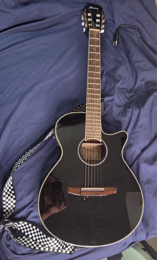 Black Ibanez Acoustic Electric
