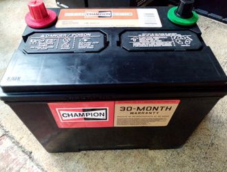 Champion group 24F car truck battery perfect condition