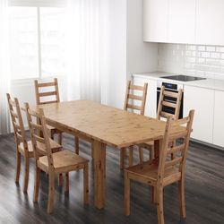 IKEA - STORNÄS Extendable table, antique stain