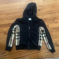Burberry zip Up Sweater