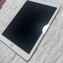Apple Ipad 6th Generation Rose Good With Case 