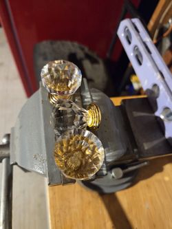 Cabinet knobs.