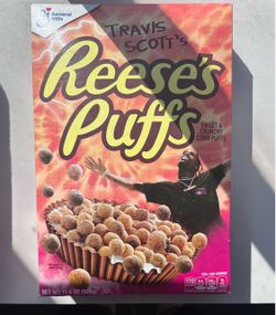 Travis Scott x Reese's Puffs Limited Edition Cereal Box