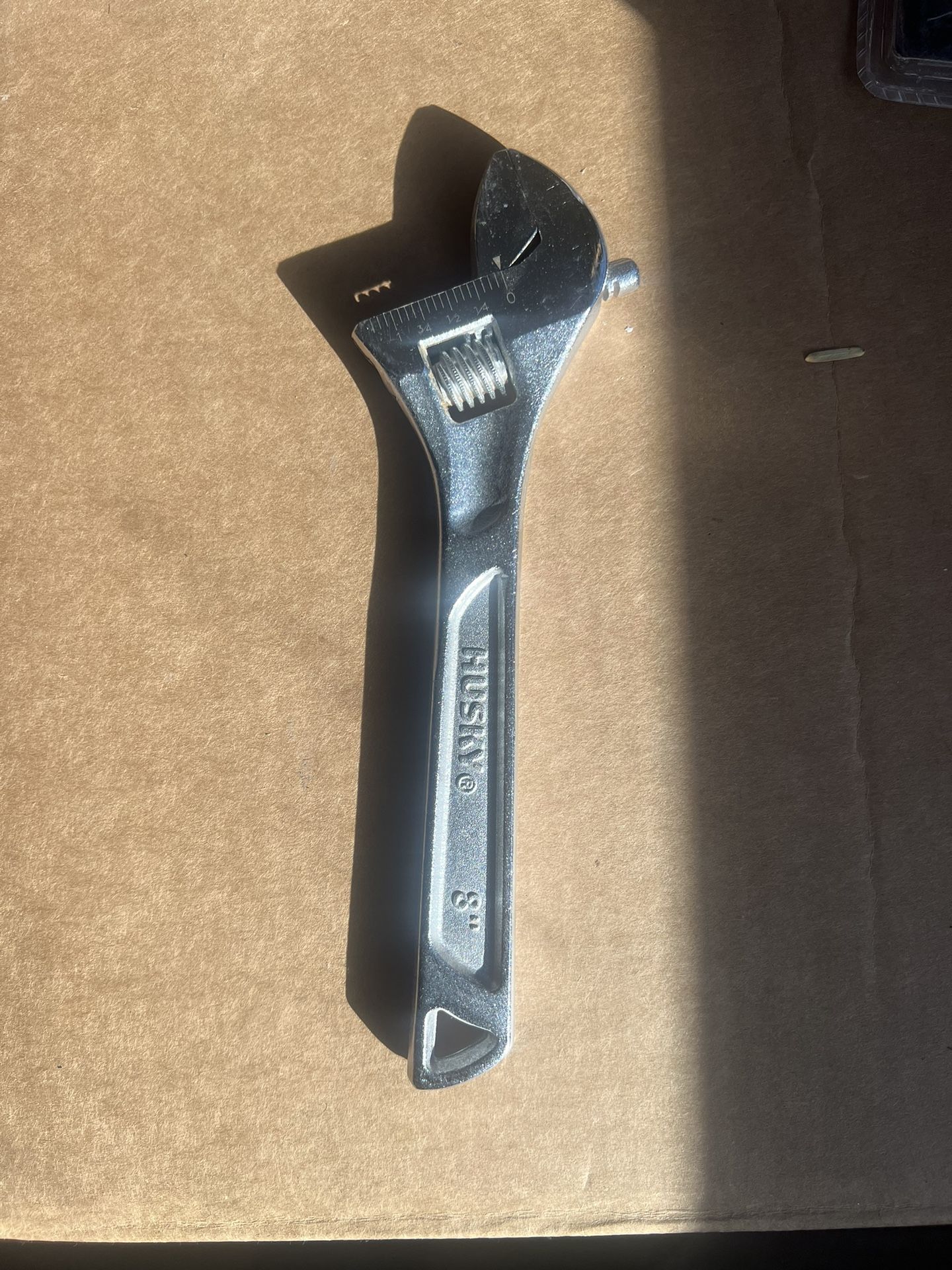 Husky 8-inch Adjustable Wrench