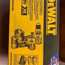 Dewalt 20-Volt MAX XR Cordless Brushless Hammer Drill/Impact Combo Kit