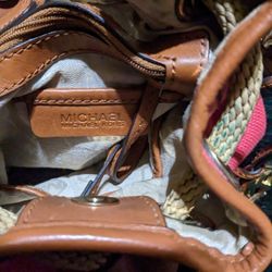 Michael Kors Drawstring Bag With Matching Wallet