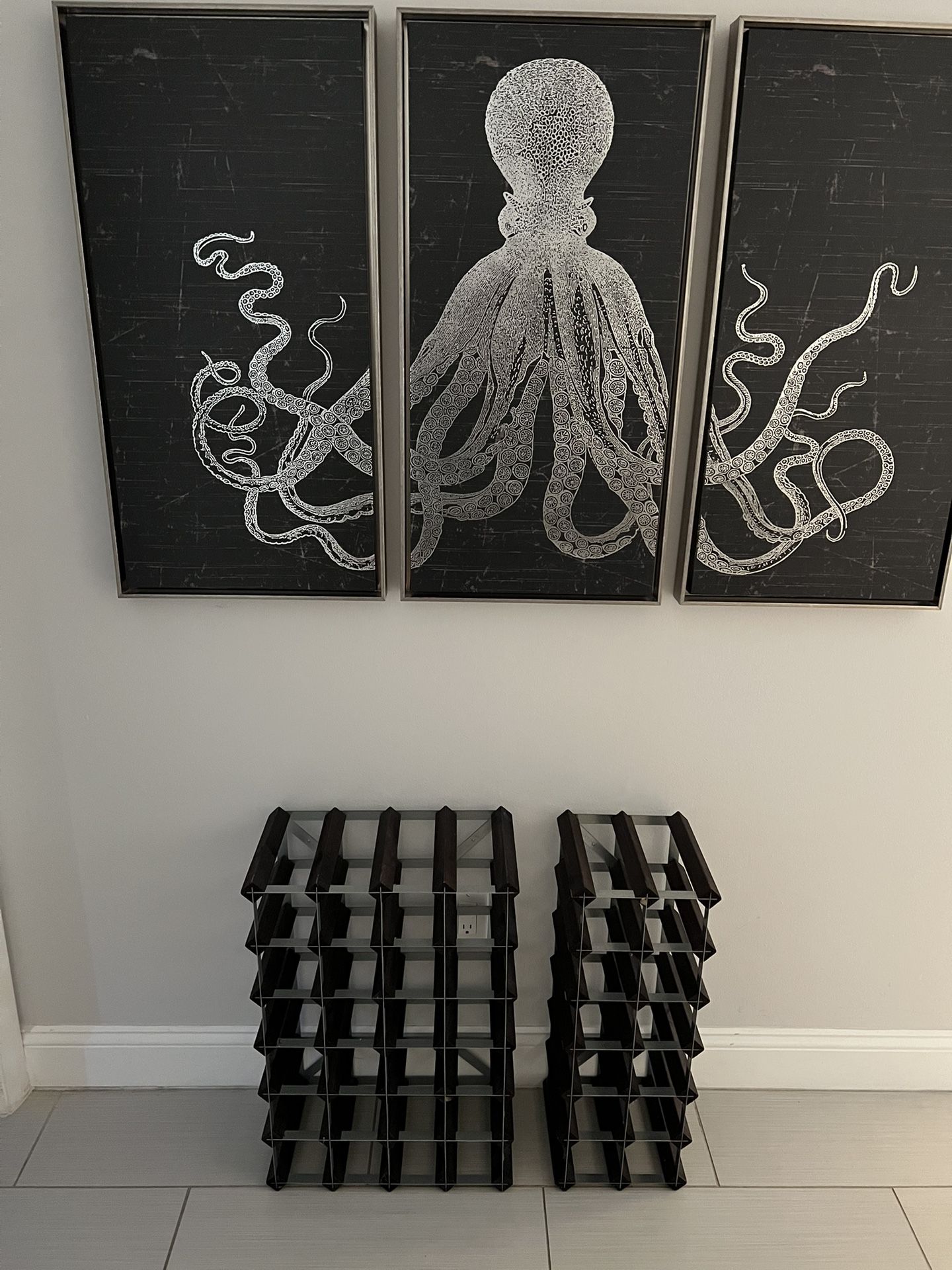 Wine Racks 16” W x 24” H & 9” W x 24” H