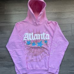Brand new Spider Worldwide Atlanta ‘Pink' Men’s Hoodie