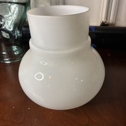 vintage milk glass lamp shade
