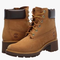 Timberland Women's Kinsley 6-inch Waterproof Hiking Boot, Wheat, Size 6.5 Wide