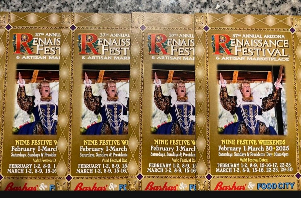 Renaissance Festival Tickets
