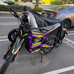 70mph 17KW 60ah Electric Dirt Bike Brand New