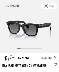 Meta wayfarer Gen 2