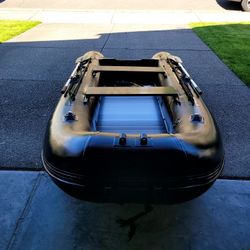 Inflatable Boat With Aluminum Floor
