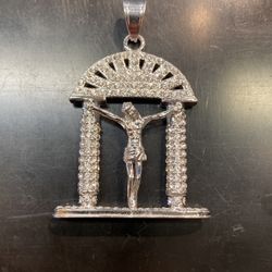 Stainless Steel Iced Out Charm