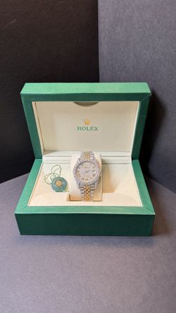 Mossianite Rolex Datejust | 1 Of 1 | Certified