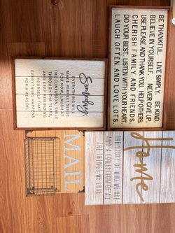 House decor signs