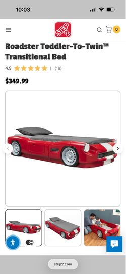 Step2 Toddler-to-Twin Car Bed